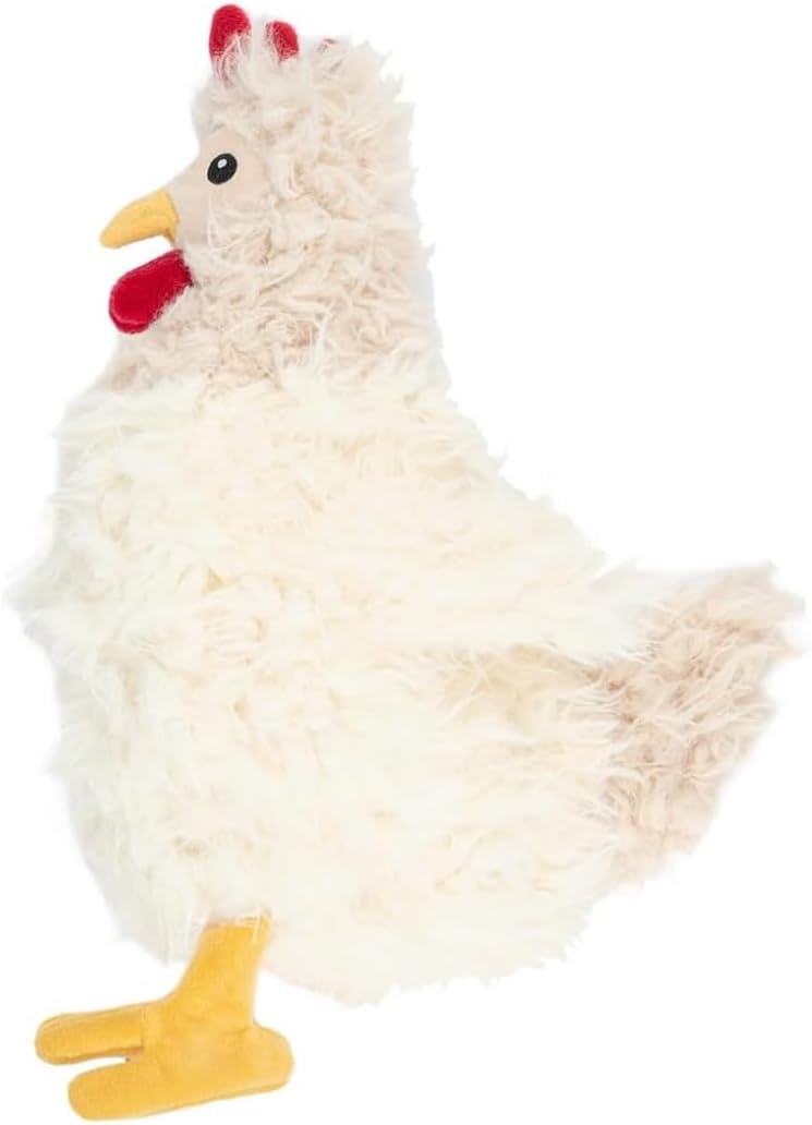 Best Pet Supplies Interactive Squeaky Dog Toy - Crinkle Duck, Yellow | Stuffing Free Body, Soft, Squeaks & Crinkles, No Mess, Perfect for Moderate Chewers, Toss and Fetch Play