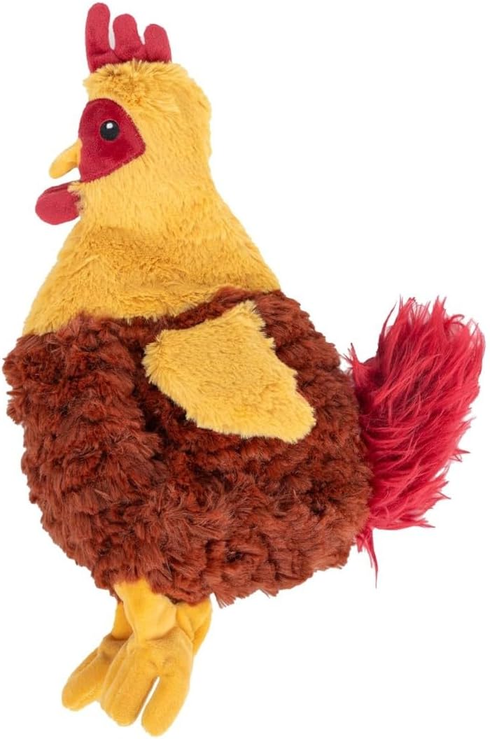 Best Pet Supplies Interactive Squeaky Dog Toy - Crinkle Duck, Yellow | Stuffing Free Body, Soft, Squeaks & Crinkles, No Mess, Perfect for Moderate Chewers, Toss and Fetch Play