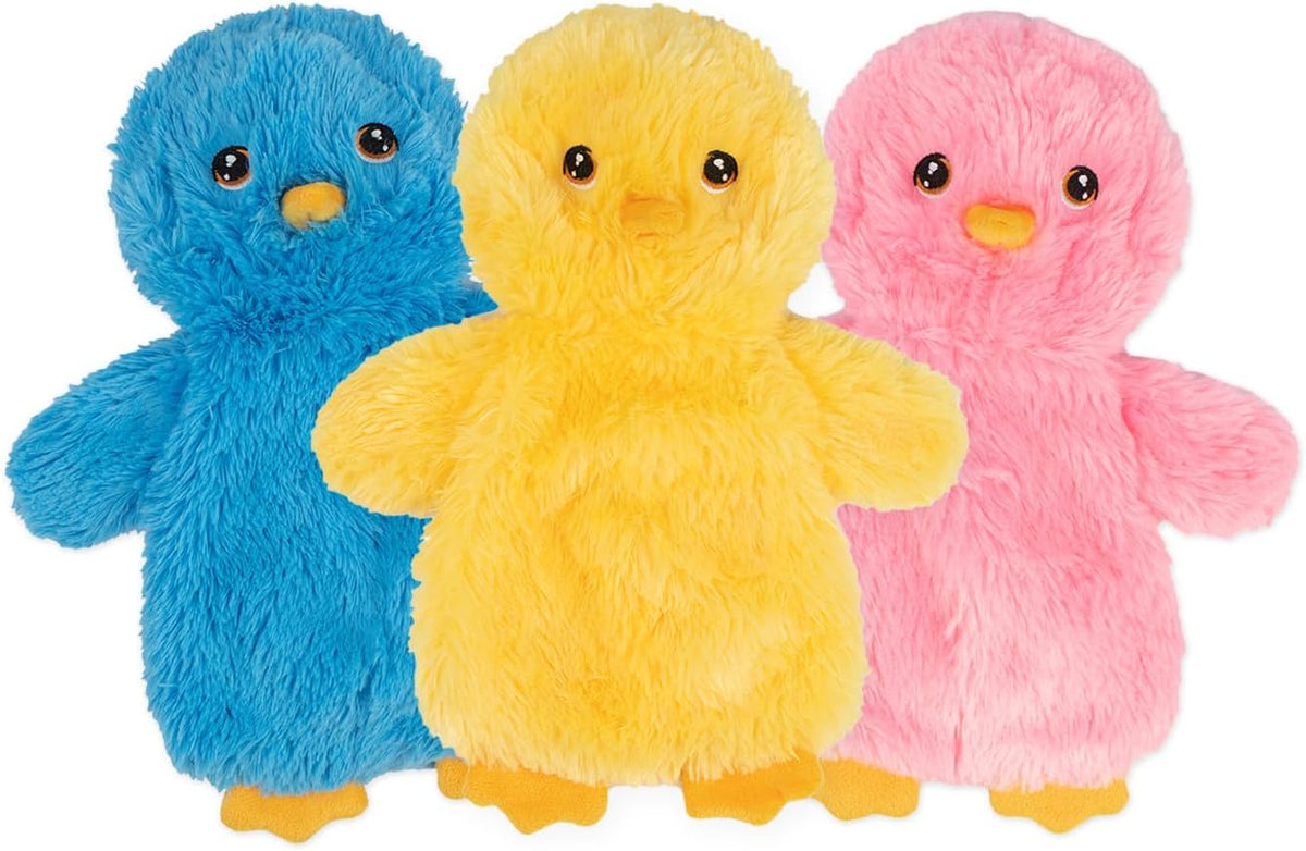 Best Pet Supplies Interactive Squeaky Dog Toy - Crinkle Duck, Yellow | Stuffing Free Body, Soft, Squeaks & Crinkles, No Mess, Perfect for Moderate Chewers, Toss and Fetch Play