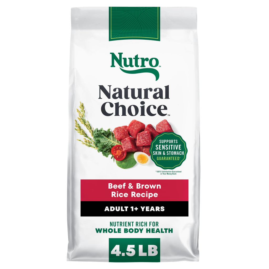 Nutro Natural Choice Adult Dry Dog Food, Lamb & Brown Rice Recipe, 30 lb