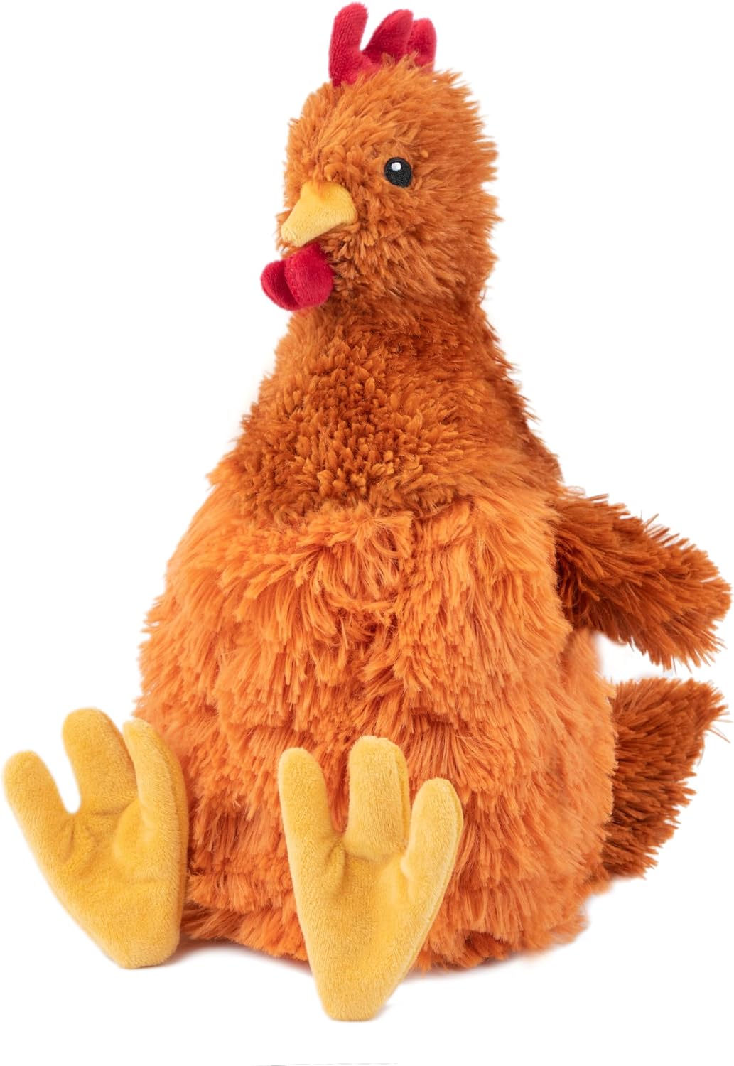 Best Pet Supplies Interactive Squeaky Dog Toy - Crinkle Duck, Yellow | Stuffing Free Body, Soft, Squeaks & Crinkles, No Mess, Perfect for Moderate Chewers, Toss and Fetch Play