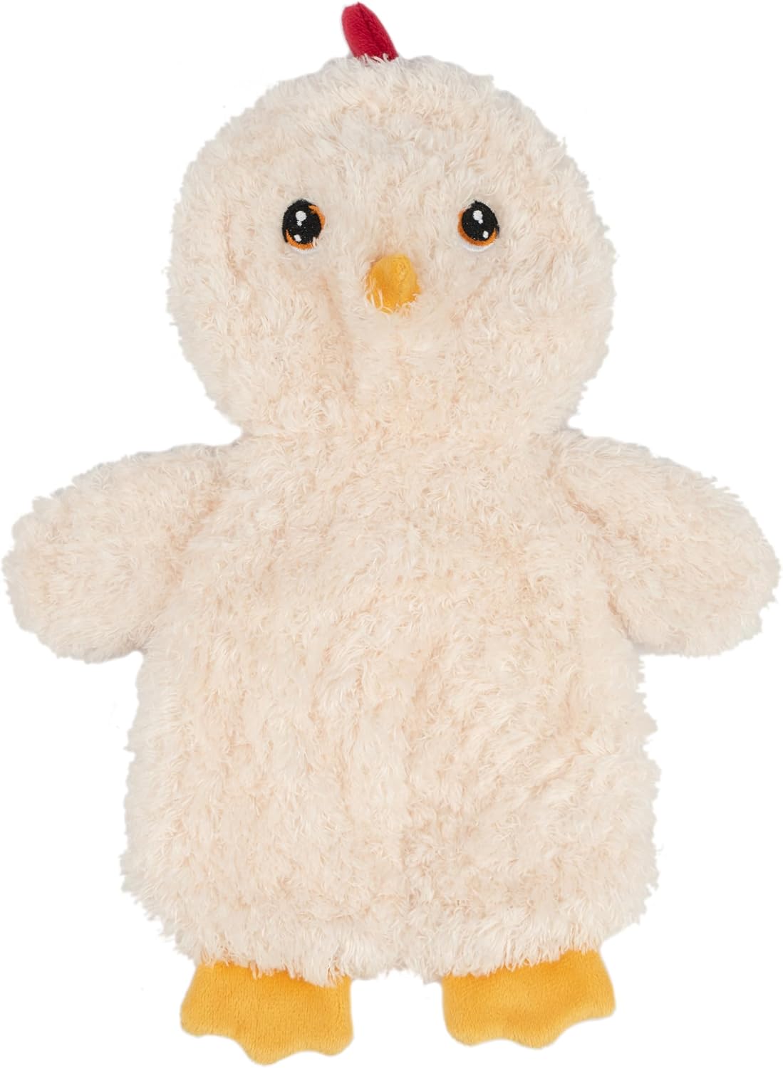 Best Pet Supplies Interactive Squeaky Dog Toy - Crinkle Duck, Yellow | Stuffing Free Body, Soft, Squeaks & Crinkles, No Mess, Perfect for Moderate Chewers, Toss and Fetch Play