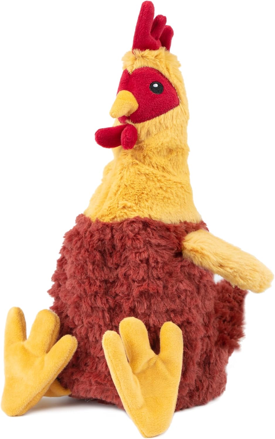 Best Pet Supplies Interactive Squeaky Dog Toy - Crinkle Duck, Yellow | Stuffing Free Body, Soft, Squeaks & Crinkles, No Mess, Perfect for Moderate Chewers, Toss and Fetch Play
