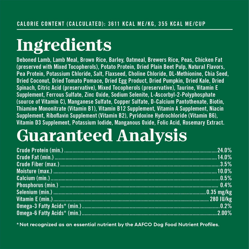 Nutro Natural Choice Adult Dry Dog Food, Lamb & Brown Rice Recipe, 30 lb