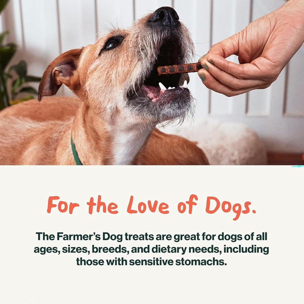 The Farmer's Dog Snap Sticks, Human Grade Dog Treats, Beef & Apple 3oz