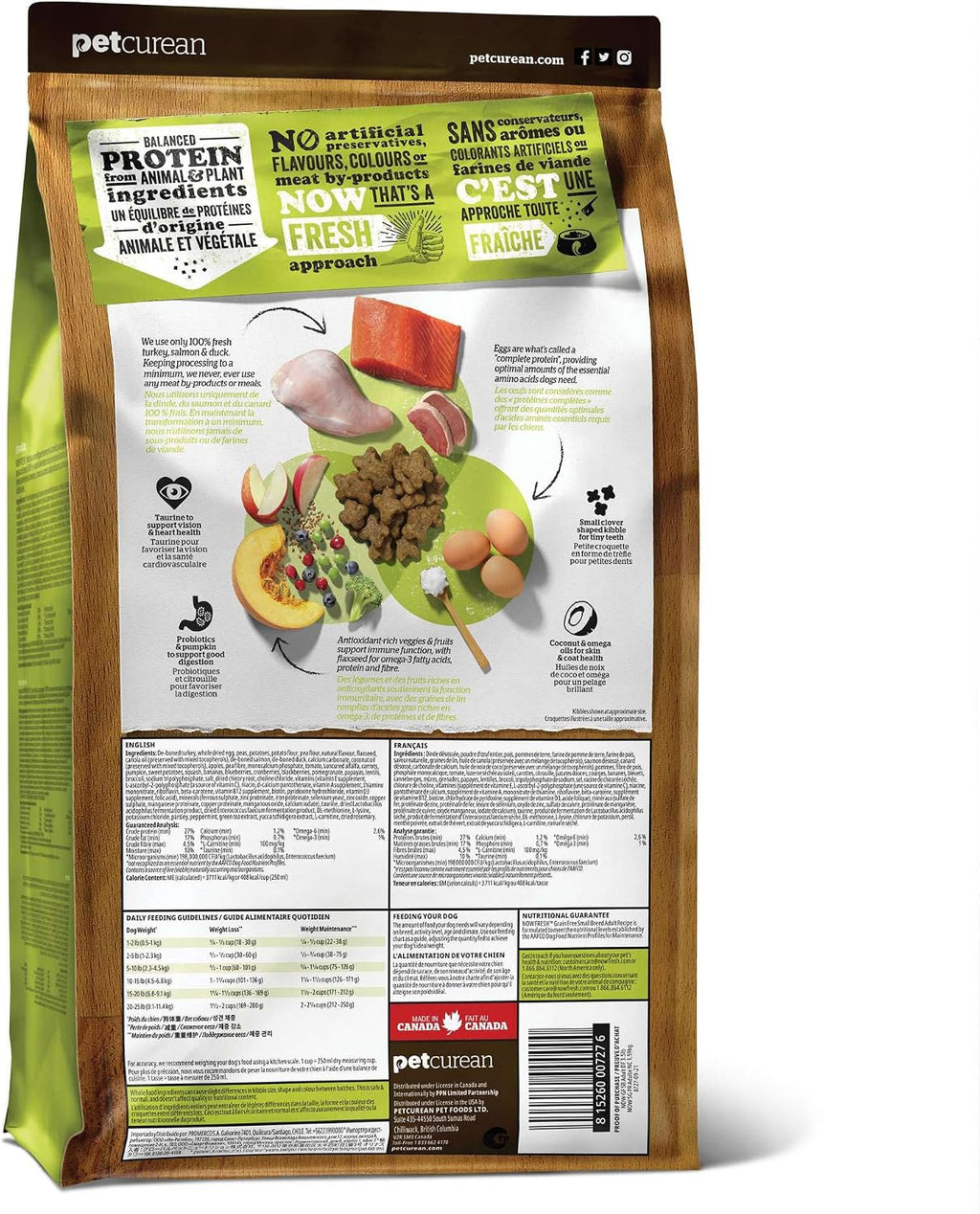 Now Fresh Small Breed Adult Dry Dog Food, Turkey, Salmon & Duck, 22 lb